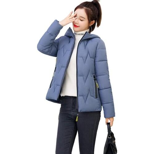 Winter Parker Jacket coat Womens 2020 New Down Cotton Clothing Female Korean Student Slim Thickened Hooded Short Jackets Women
