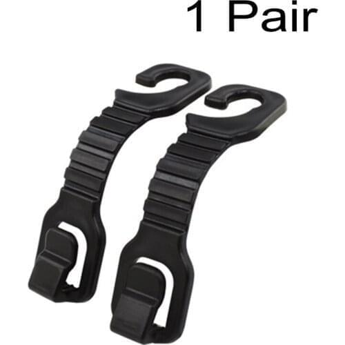 2@# Car Headrest Hook Holder Seat Back Hanger for Bag Handbag Purse Vehicle Bracket Foldble Clips Organizer Multi-functional