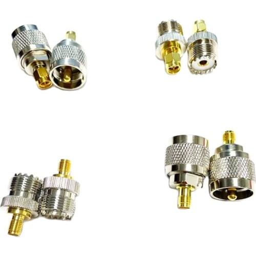 2PCS SMA switch UHF RF Coax Adapter Connector Male Female Convertor Straight NEW Wholesale for WIFI Wireless