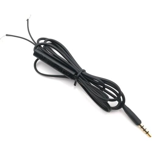 5PCS 3.5mm Jack DIY Earphone Audio Cable Replacement Cable for Headphone Single Crystal Copper Wire Earphone Repair Wire Cable