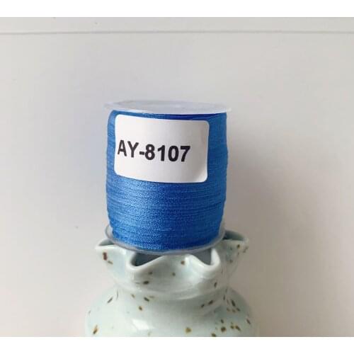 AY-8107 A Roll Wholesale 2mm-36mm 100% Pure Silk Embroidery Ribbons Handcraft Supply Double Faced Thin Taffeta Silk Ribbon