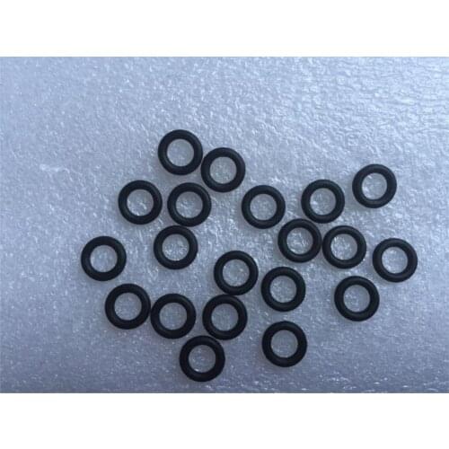 Free shipping 1000pcs Round Cross Rubber O Rings Seal Washer Gasket Black 7mm x 1.5mm