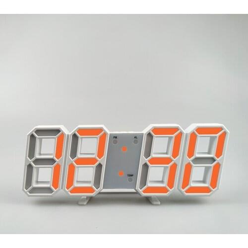 3D digital clock clock digital wall clock LED electronic gift clock clock temperature clock