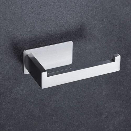 Stainless Steel Toilet Paper Holder Bathroom Tissue Holder Durable Wall Mounted Roll Paper Organizer Bathroom Accessories WF919