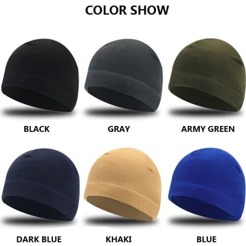 Outdoor Fleece sports Hat Men Women Camping Hiking Caps Fishing Cycling Hunting Military Tactical Cap Warm Windproof Winter Cap