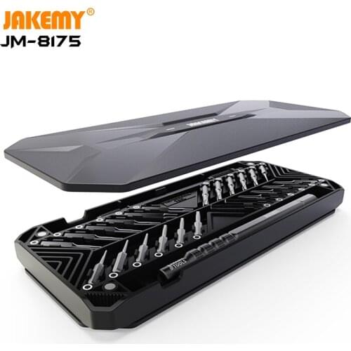 JAKEMY 50 IN 1 Precision Screwdriver Set Magnetic Screwdriver Bits Hex Torx Slotted for Mobile Phone Computer PC Repair Tools