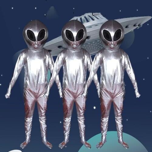Extraterrestrial Alien Mascot Costume Halloween Christmas Carnival Fancy Costume Cosplay Mascotte