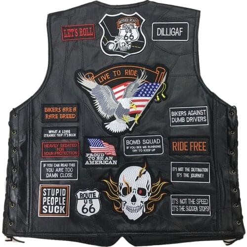 Moto Vest Mens Motorcycle Jacket Biker Retro Genuine Sheepskin Leather Jacket Motorcycle Chaqueta Moto Veste Jaqueta Motoqueiro