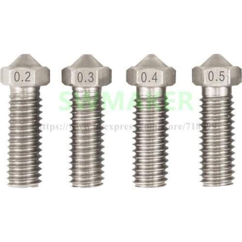 Stainless Steel E3D Volcano Nozzle for 1.75mm 3.0mm Filament