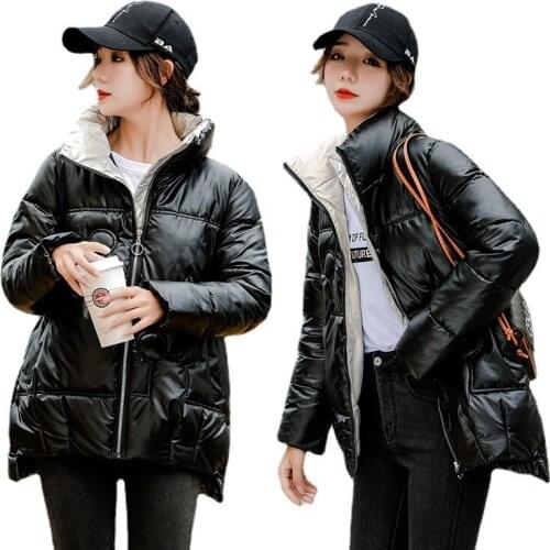 New 2021 High quality Winter Jackets Loose Casual Women Parkas Down Cotton Padded Jacket Thick Parka Winter coats Female Outwear