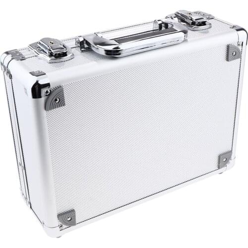 Professional Tattoo Kit Case W/ Lock Aluminum Container Supply Storage Bags