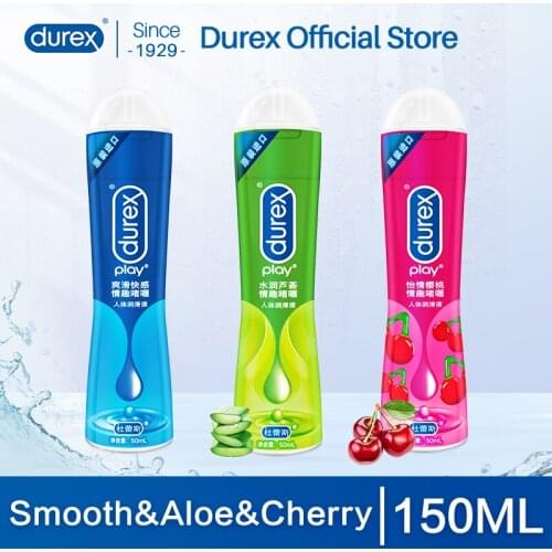 Durex Sex Lubrication150ML Fruit Based Water Based Lubricant Feel Cherry Aloe Vera Anal Vaginal Goods for Adults sexitoys