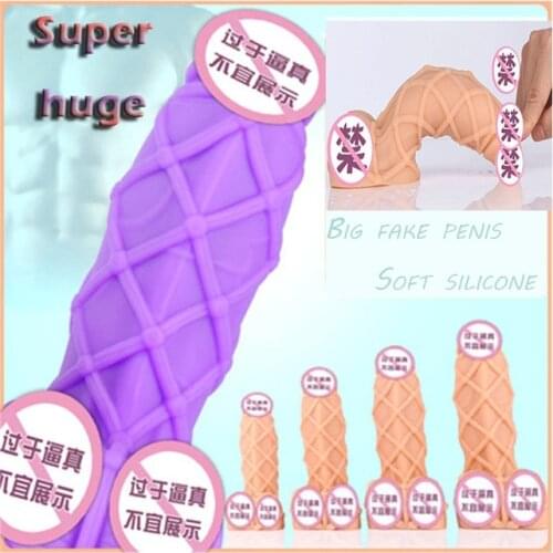 Latest super giant silicone dildo realistic penis for women men masturbation anal dildo big butt plug sex toy gay anal sex toy