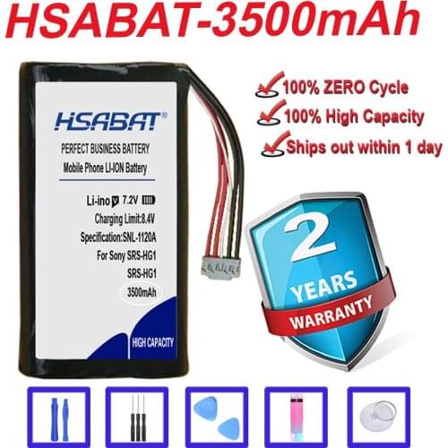 Top Brand 100% New 3500mAh LIS2213 Battery for Sony SRS-HG1 Player Accumulator 3-wir Batteries in stock
