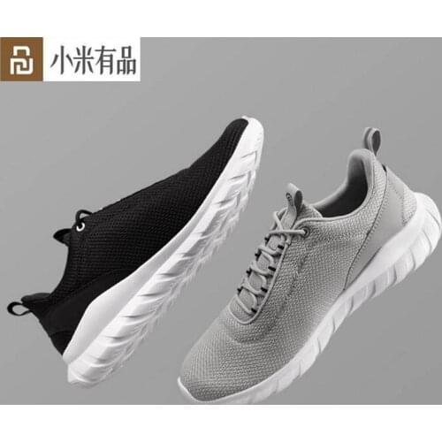 Youpin FREETIE 39-44 Plus Size Mens Sports Shoes Light Breathable Comfortable Knitting City Running Sneaker for Outdoor Sports