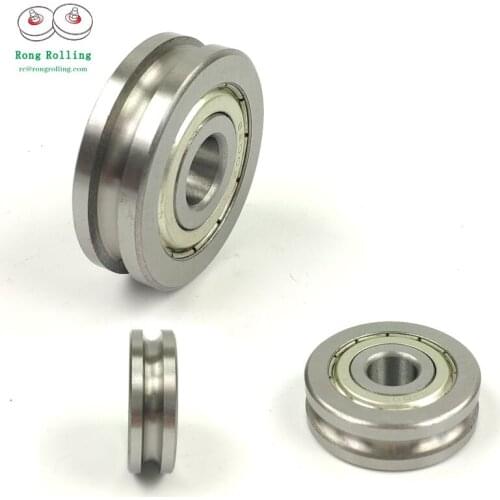 10*35*11 U groove bearing diameter 35mm,bearing inner diameter 10mm,bearing thickness 11mm,bearing U groove diameter 5/6/7mm