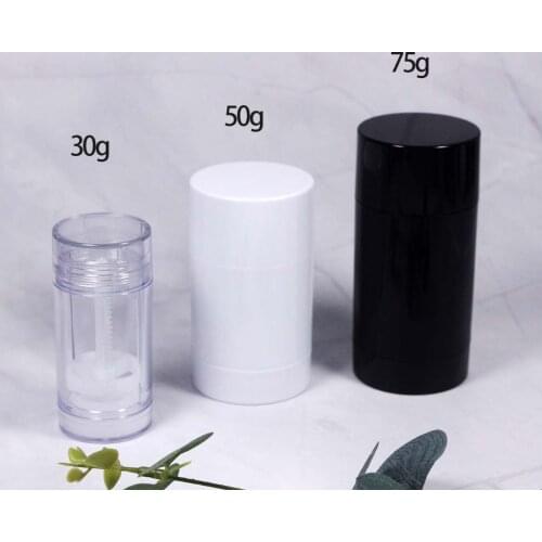 30g 50g Large Capacity Deodorant Stick Cosmetics Purple Straw Tube Manual DLY Soap Solid Glue Tube
