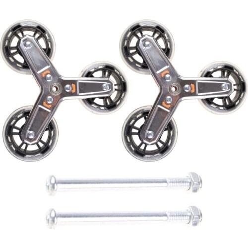 360 Swivel Shopping Cart Trolley Grocery Carts Heavy Duty Replacement Triangle Wheels Condo Pull Utility Trolley Carts