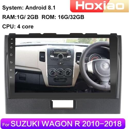 For Suzuki wagon R Car Radio Multimedia Video Player Navigation GPS Android 8.1 2DIN years 2010 2011 2012 2013 2014 2015 2016