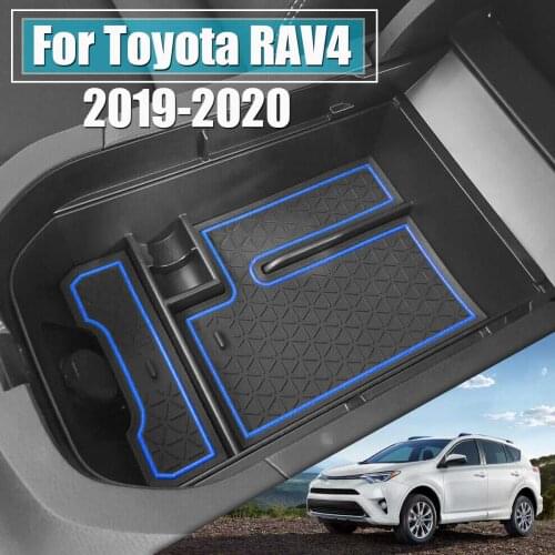 Car center console armrest storage box storage boxfor Toyota RAV4 2019 2020 Bin Glove Tray Holder Case Car Stowing Tidying