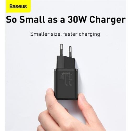 Baseus PD 30W USB C Charger For iPhone 12 11 Pro ipad Tablets Type C PD QC 3.0 Fast Charger For Samsung Xiaomi