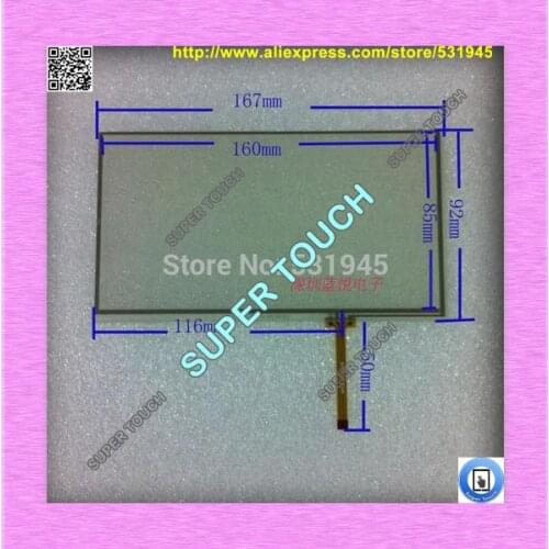 ZhiYuSun Free shipping Touch Screen 167 X 92 BUICK original Car dvd general Screen Touch Screen Digitizer