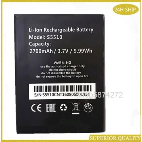 For Ginzzu S5510 2700mAh Replacement Battery For Ginzzu S5510 Bateria Batterie Baterij Mobile Phone Batteries Battery