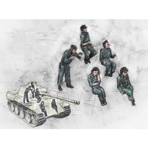 1/35 Resin Model Figure GK, Unassembled and unpainted kit