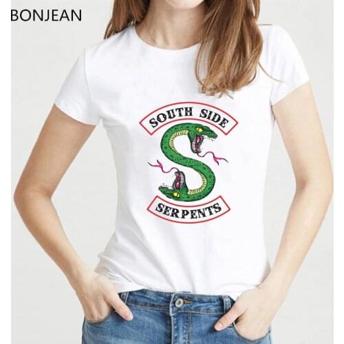 Riverdale T Shirt Women Summer Top SouthSide Serpents Jughead Tshirt Womens Clothing Riverdale South Side Female T-shirt