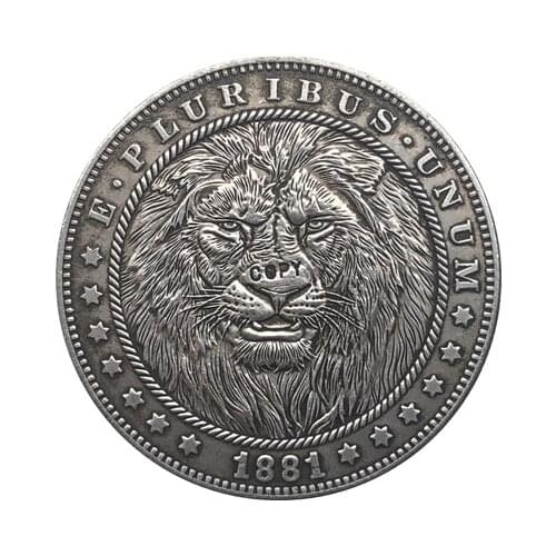 Hobo Nickel 1881-CC USA Morgan Dollar COIN COPY Type 117