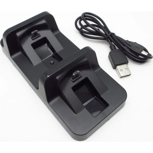 Controller Double Handle Wireless Chargers Dual USB Charging Dock Station Stand for Playstation 4 PS4