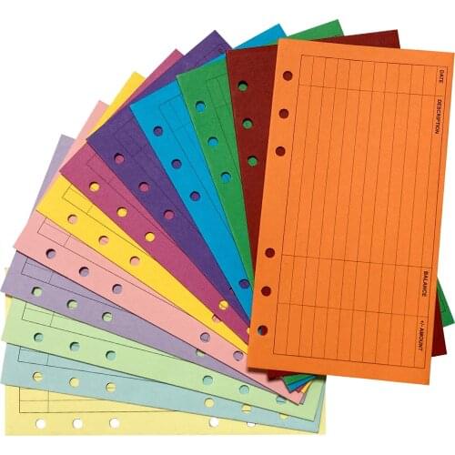 12 Colors Cash Envelope Budget System Savings Deposit Envelopes Budgeting Envelopes Cash Organizer Budget Keeper Pay Expense