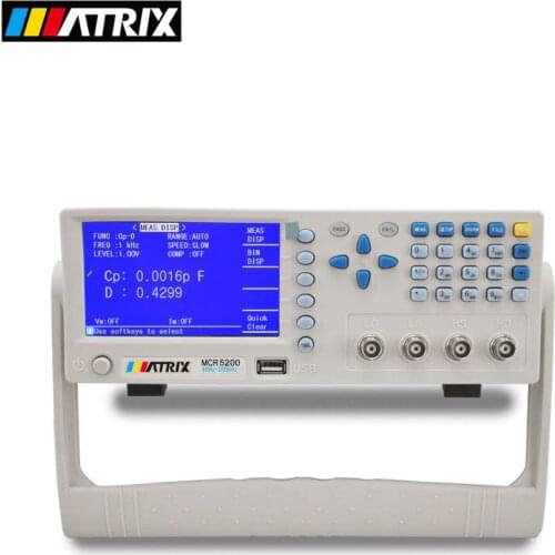MATRIX 10Hz~200KHz Digital LCR Meter Resistance Impedance Capacitance Inductance Tester MCR5100 5010 5200 5030