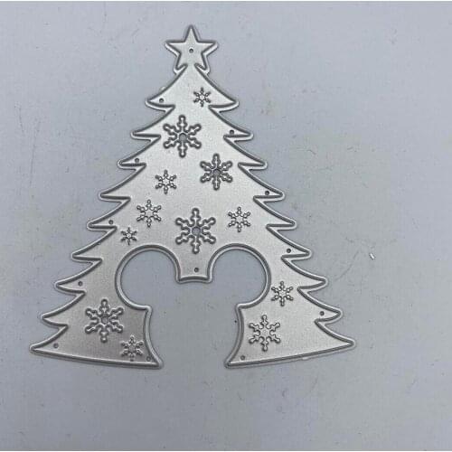 Metal Cutting Dies Merry Snowflake Christmas Tree for Scrapbooking and Card Making Craft 2020 New die cut