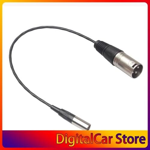 Mini XLR 3 Pin Male To 3 Pin Video Cable Male/Female For Blackmagic Pocket Cinema 4K Camera Audio Line