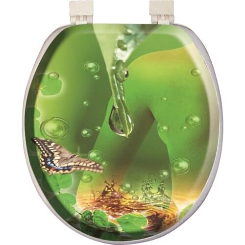 Softy Classic Pattern Soft Toilet Seat Cover White