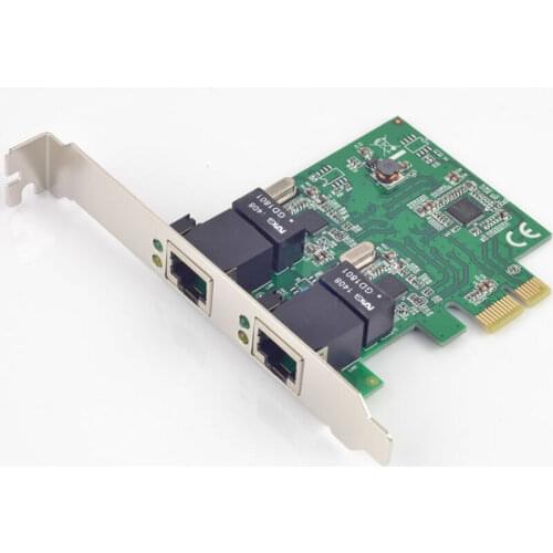 PCI-Express Dual Gigabit Ethernet Controller Card RTL8111E chipset high performance 10/100/1000 BASE-T Ethernet LAN controller