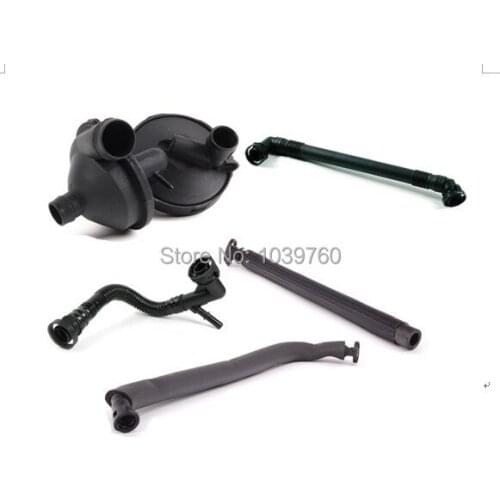 PCV Crankcase Vent Valve+Oil Separator Valve Breather Hose Kit For BMW E36 E46 E39 E60X5 X3Z4 325i 330i 325Xi 330Xi 11611432559