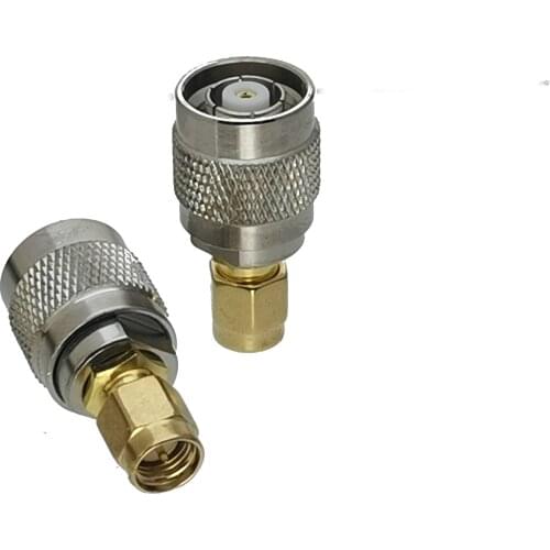 10pcs Adapter converter RP*TNC male Jack to SMA male Plug RF COAXIAL Connector