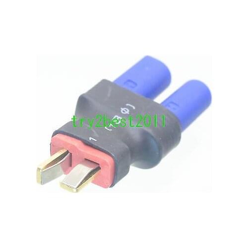 No Wires Connector - EC5 Female to Male T-Plug Adapter (Deans Style)