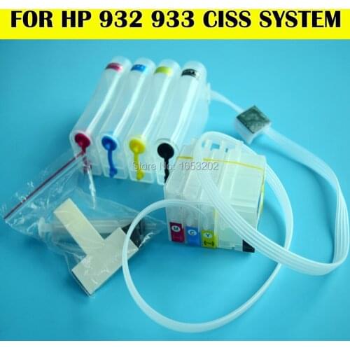 1 Set High Quality Ciss System For HP 932 933 For HP Officejet 6600 6100 6700 7110 Printer