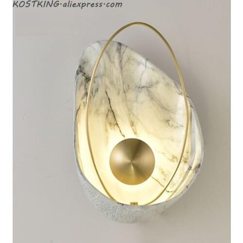 Modern wall lamp new design light luxury brass wall lamp Villa living room decoration lamp
