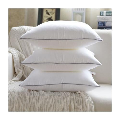 Standard Pillow Cushion Core Cushion Inner Filling Soft Throw Seat Pillow White Cushion Insert for Bed Down Alternative