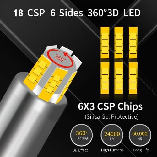 Uttril H7 car lights h1 led bulbs h11 led H8 H9 9005 HB3 9006 HB4 9012 led headlight bulb led head light for car 80W 24000LM