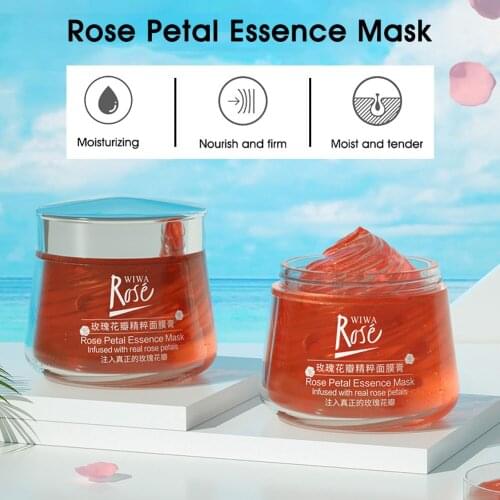 Flower Petals Sleeping Mask Cream No Wash Moisturizing Night Cream Anti Aging Anti Wrinkle Nutrition Face Cream Face Care