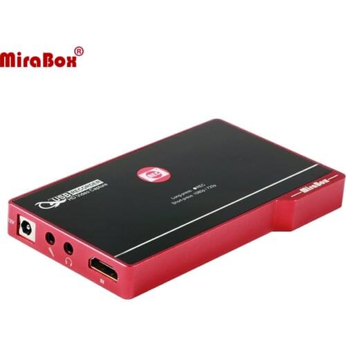 MiraBox Screen Recorder Touch control HDMI Video Capture Recorder with Audio output for Netflix YouTube 1080P Screen Capture