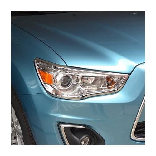 ABS Chrome Rear headlight Lamp Cover for 2010-2016 Mitsubishi ASX Car styling