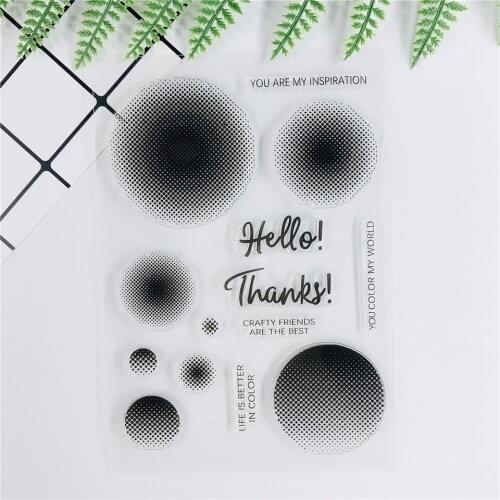 11*16 Inspiration Transparent Clear Stamps Seal For DIY Scrapbooking Bullet Journal Sentiment Stamp Photo Album Card Making