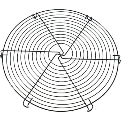 31.8CM Non Stick Cake Cooling Rack Black Vegetables Drying Holder Shelf Net Biscuit Pastry Cookie Pie Bread Cake Baking Rack
