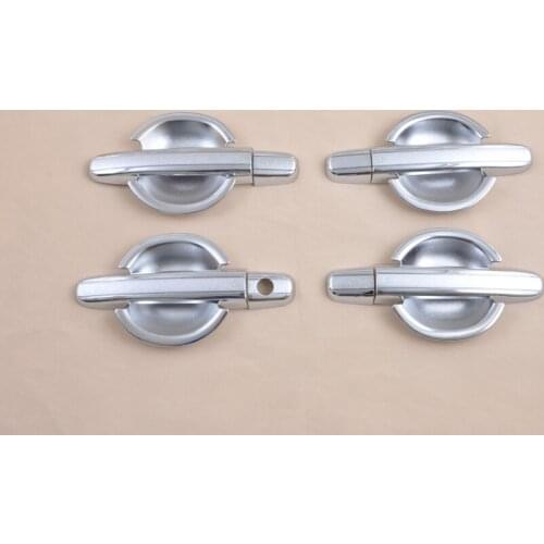 ABS Chrome Door Handle Cup Bowl Cover Trim Plating Rim Protective Kit For RAV4 06 07 08 09 [QP205]